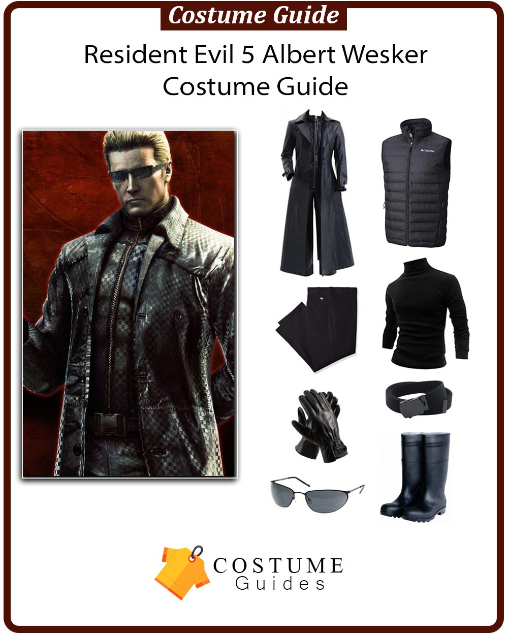 Albert Wesker Resident Evil 5 Costume Guide
