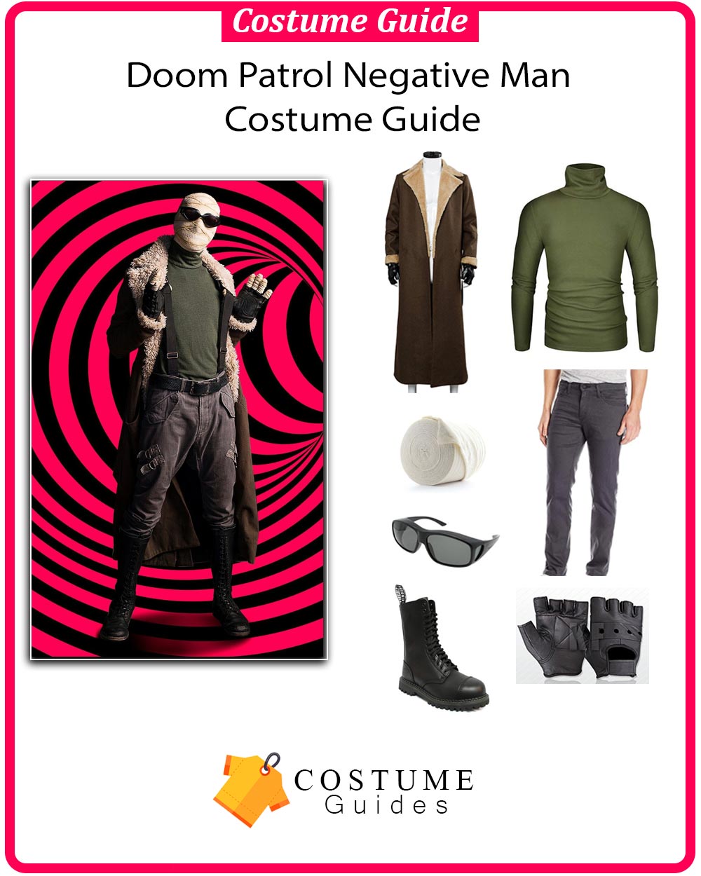 Doom Patrol Negative Man Costume Guide