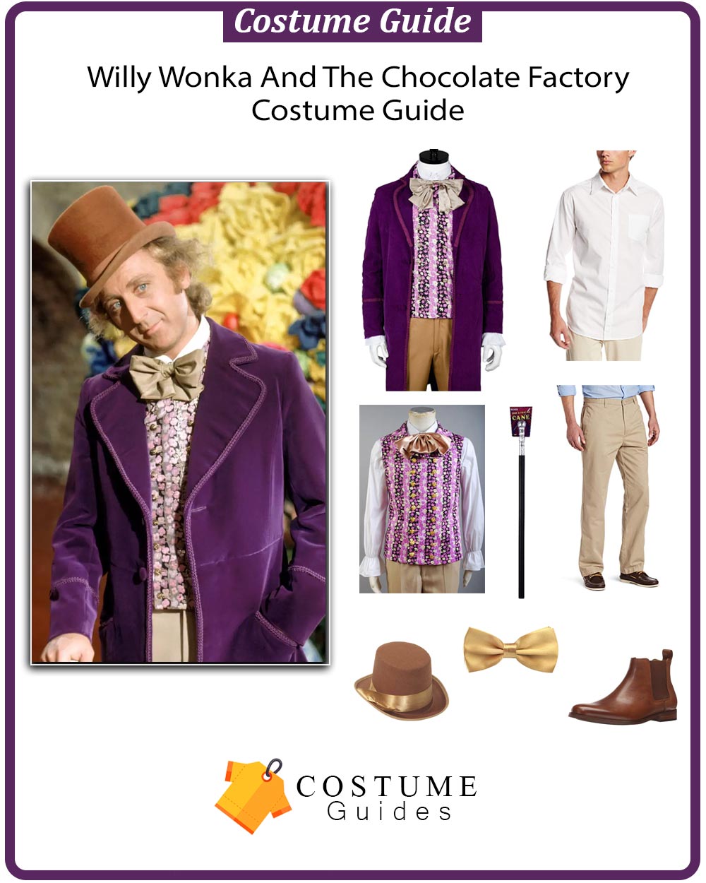Willy Wonka And The Chocolate Factory Costume Guide