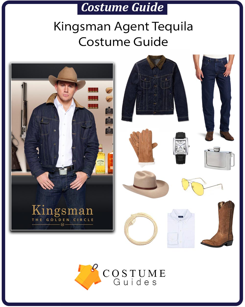 Channing Tatum Kingsman The Golden Circle Costume Guide