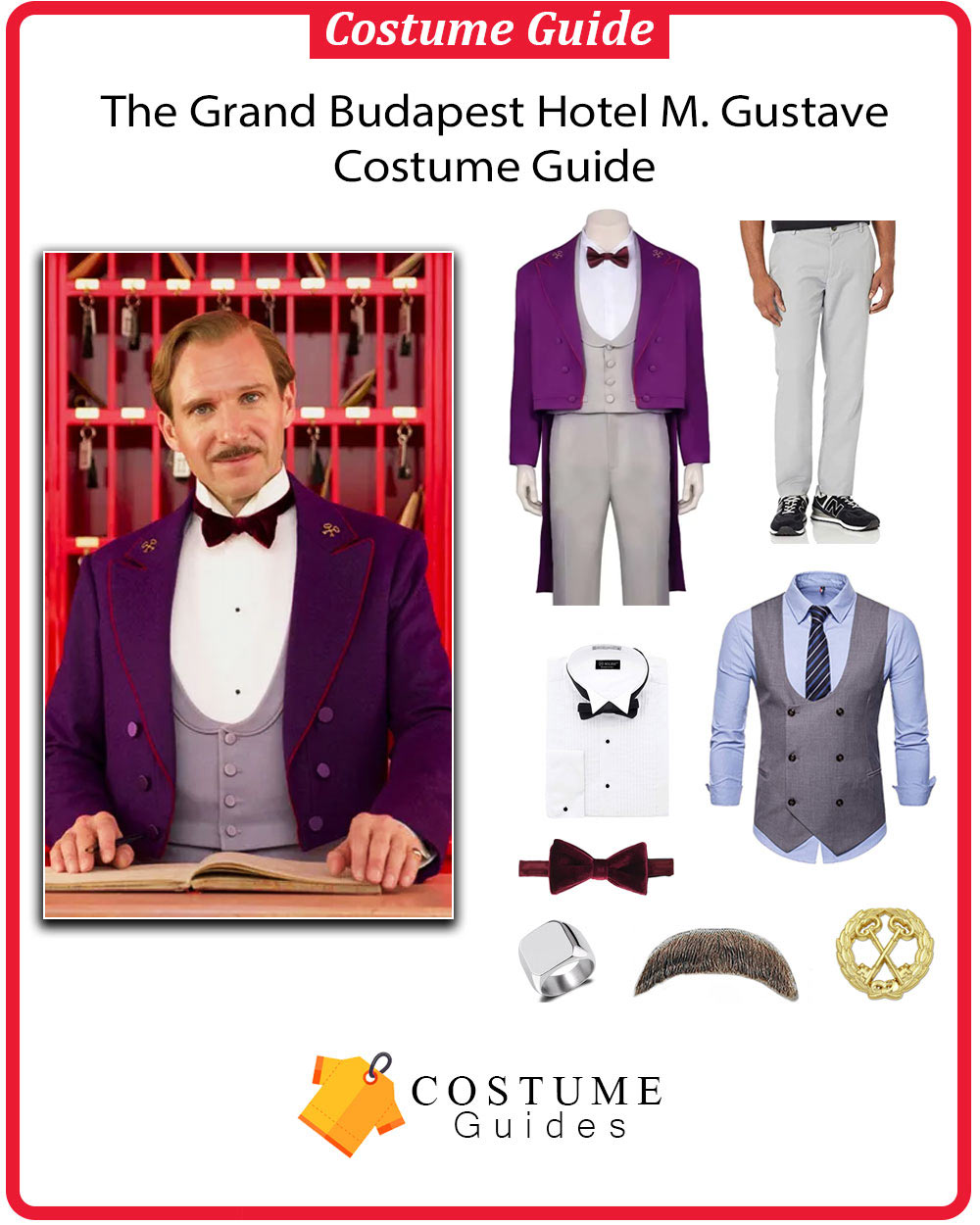 M Gustave The Grand Budapest Hotel Costume Guide
