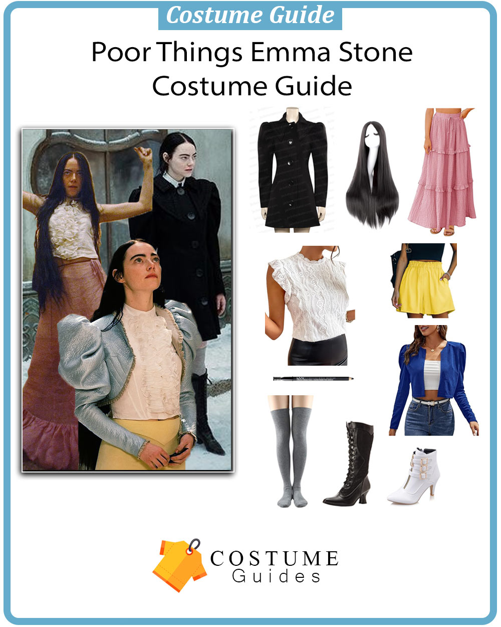 Emma Stone Poor Things Costume Guide