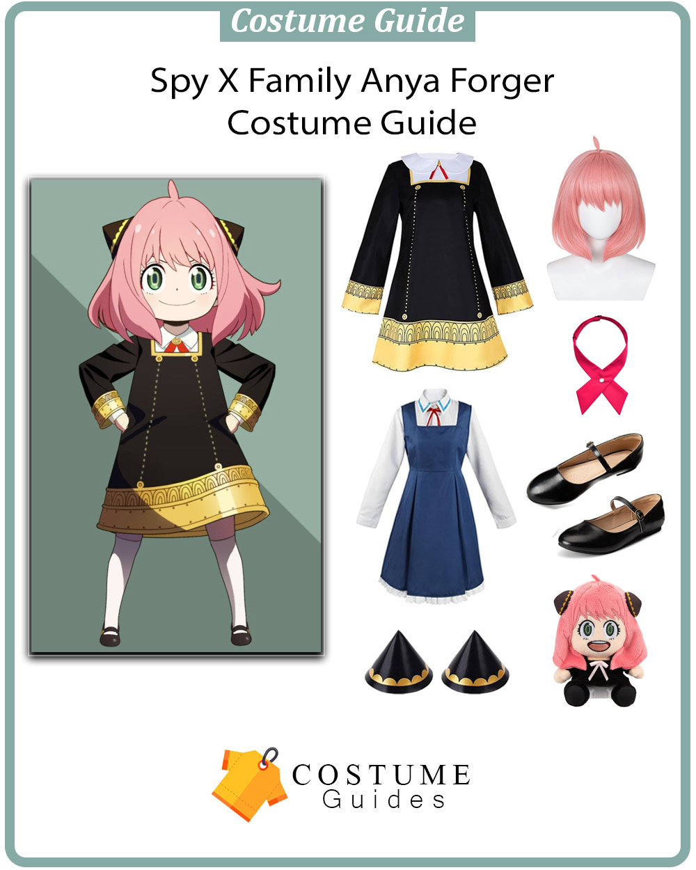 Cosplayers dressed as Anya, Loid, and Yor Forger from Spy X Family anime