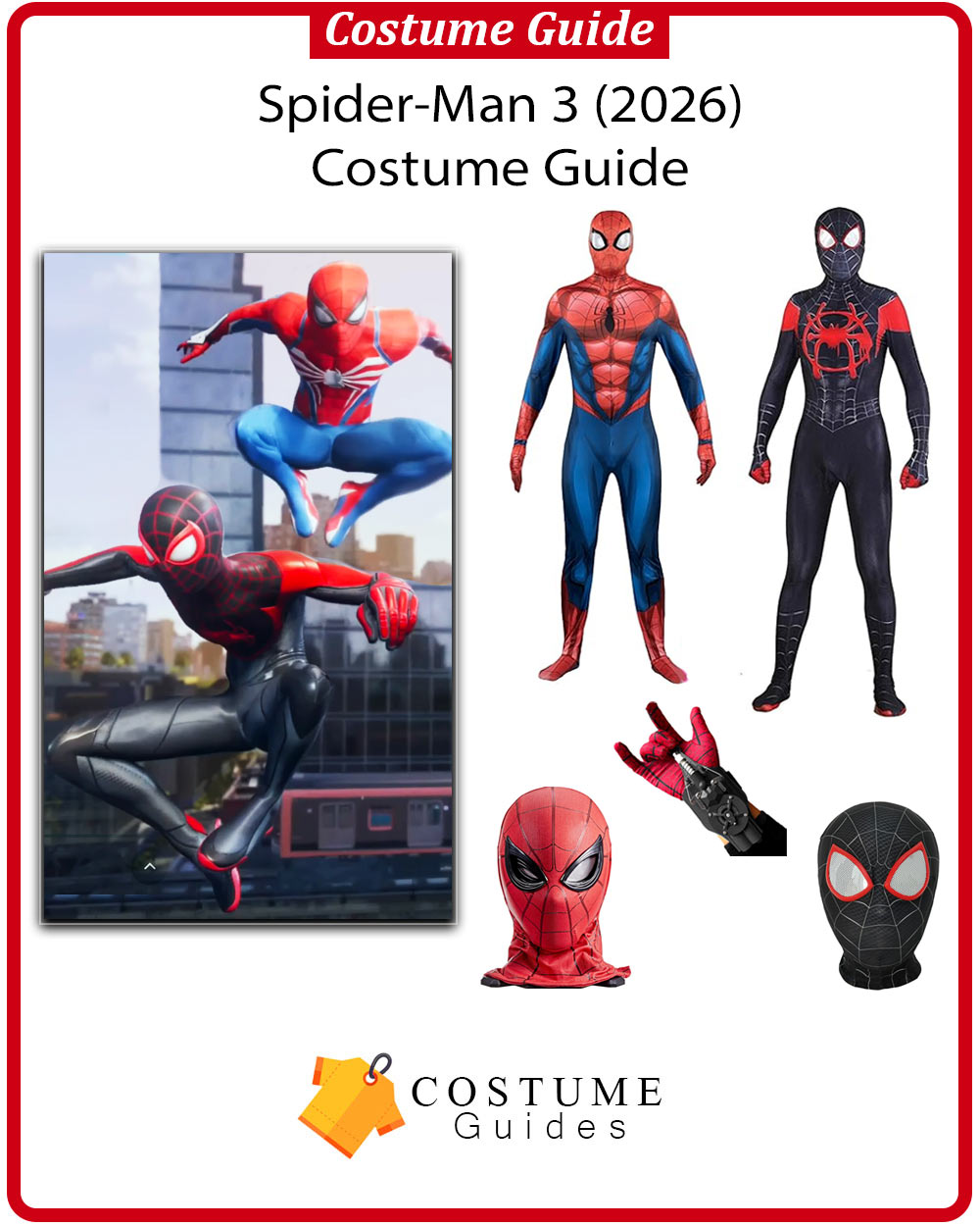 Marvel Spider-Man 3 2026 new suit cosplay