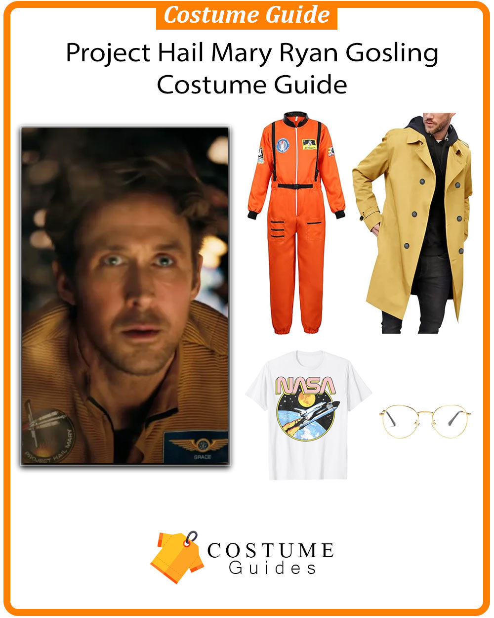 Project Hail Mary Ryland Grace helmet and EVA suit worn by Ryan Gosling