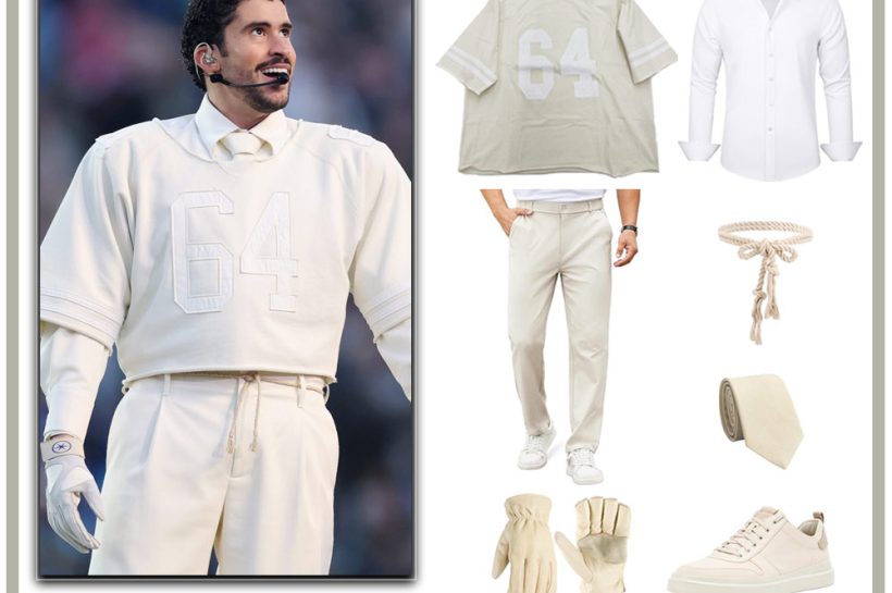 Bad Bunny Super Bowl LX stage outfit
