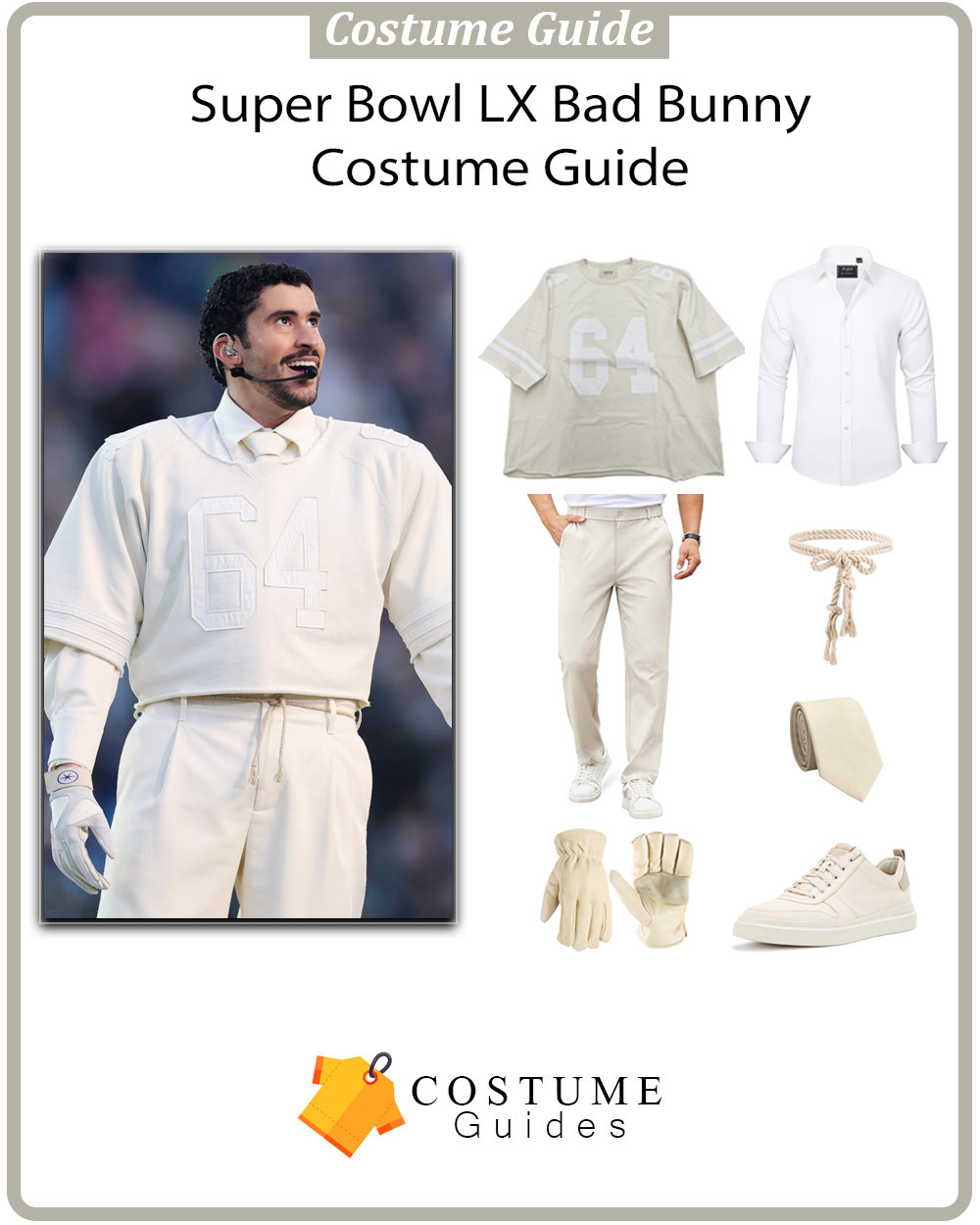 Bad Bunny performance costume 2026