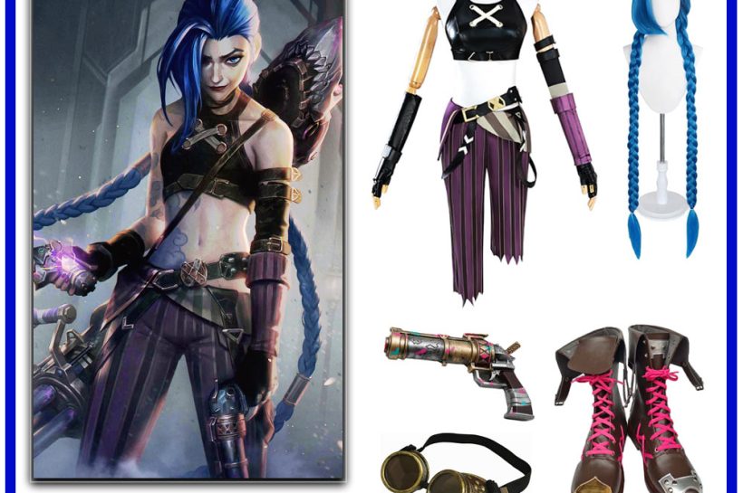 Arcane Jinx costume cosplay from League of Legends