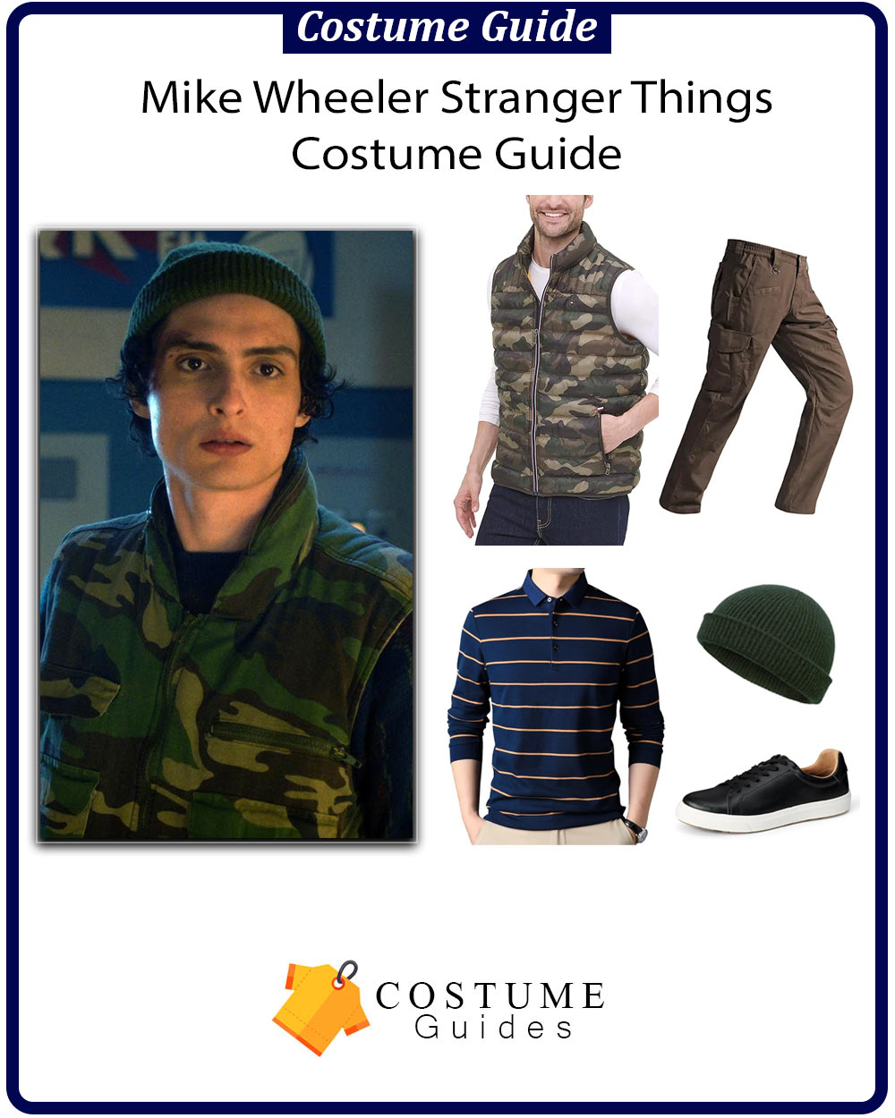 Mike Wheeler grey bomber jacket cosplay