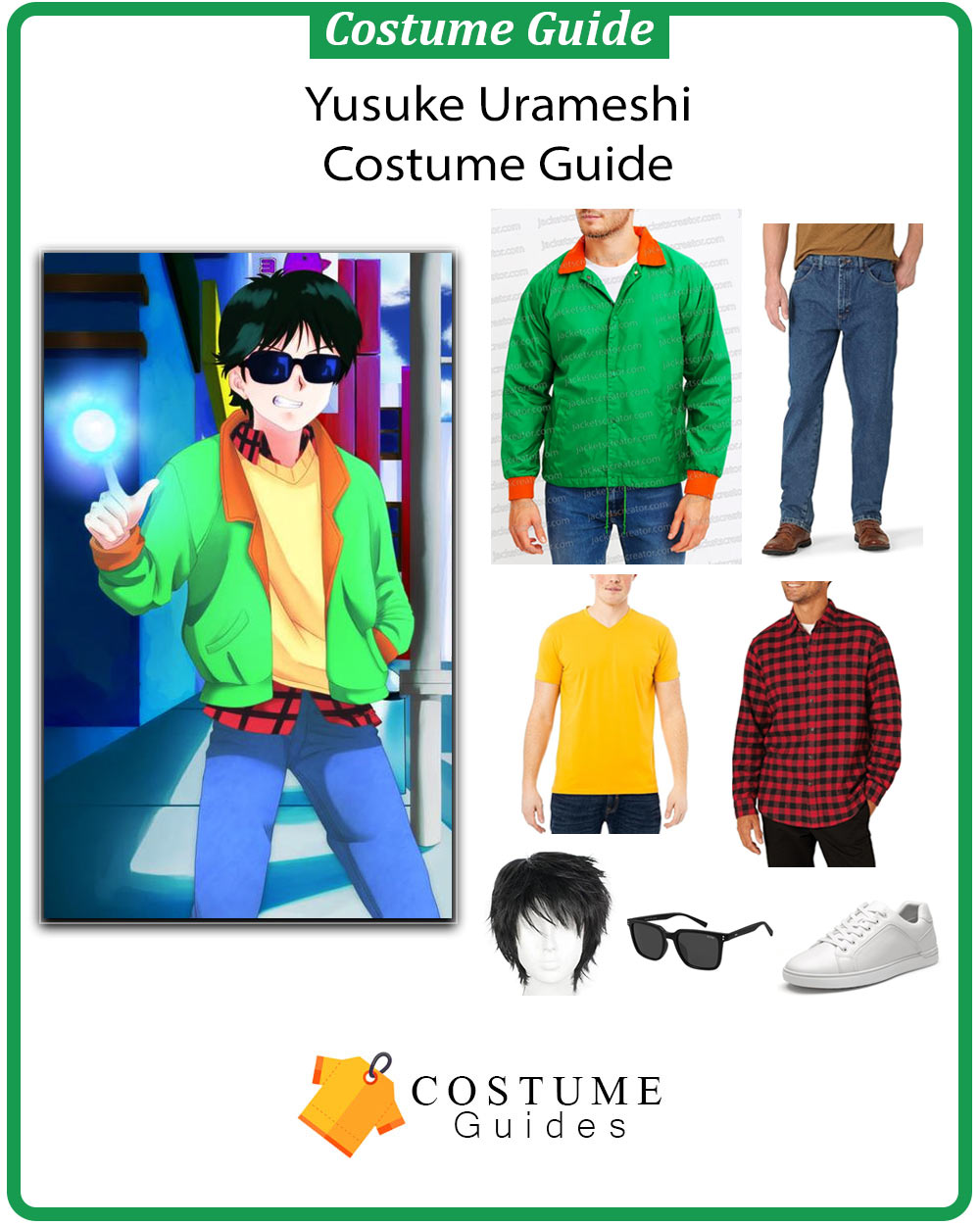 Yu Yu Hakusho Yusuke outfit full cosplay look