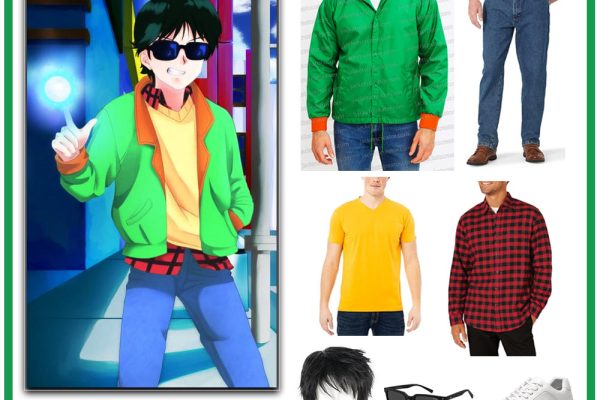 Yusuke Urameshi costume green uniform cosplay