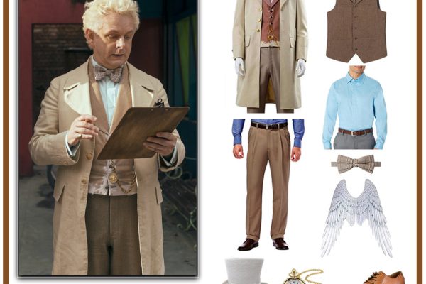 Aziraphale costume Good Omens Season 3 beige coat