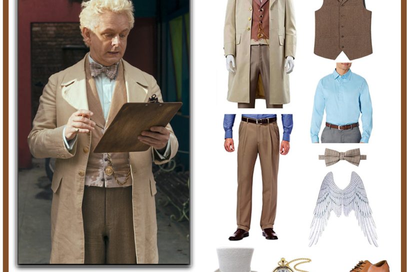 Aziraphale costume Good Omens Season 3 beige coat