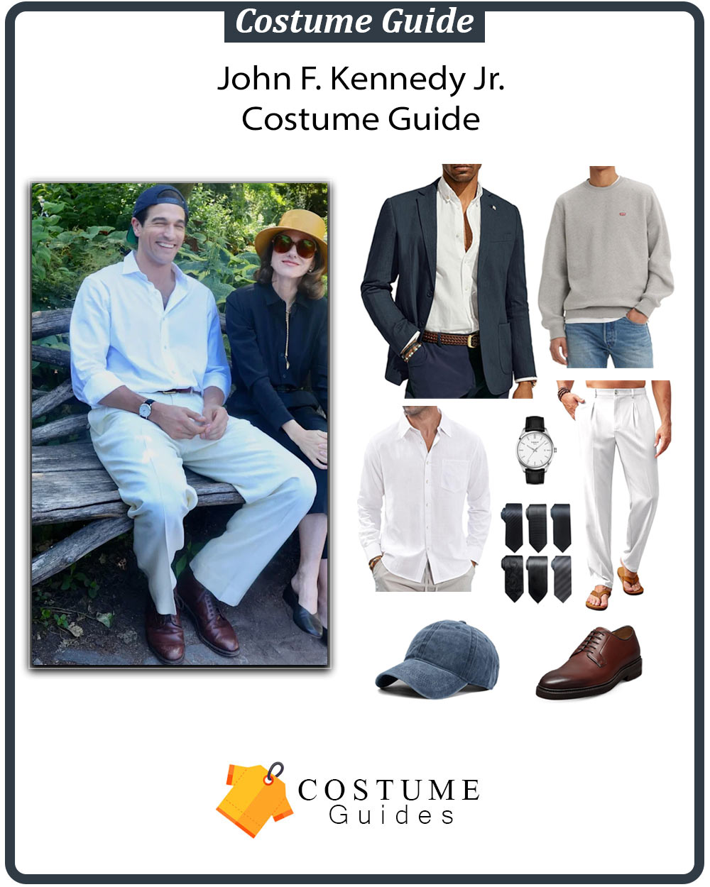JFK Jr 90s style suit cosplay guide