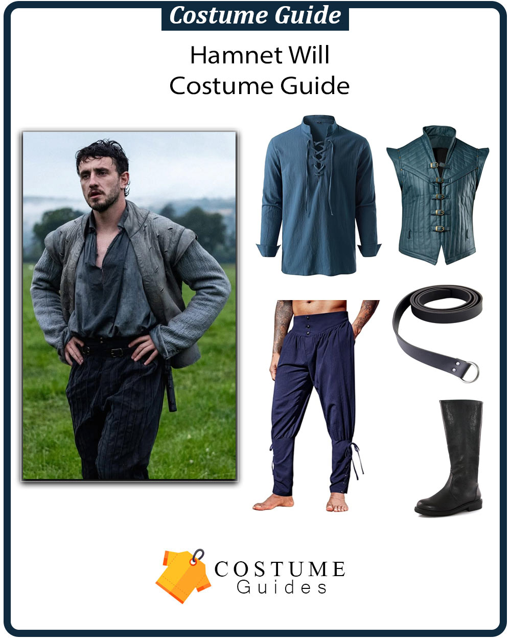 Shakespeare Hamnet movie costume outfit