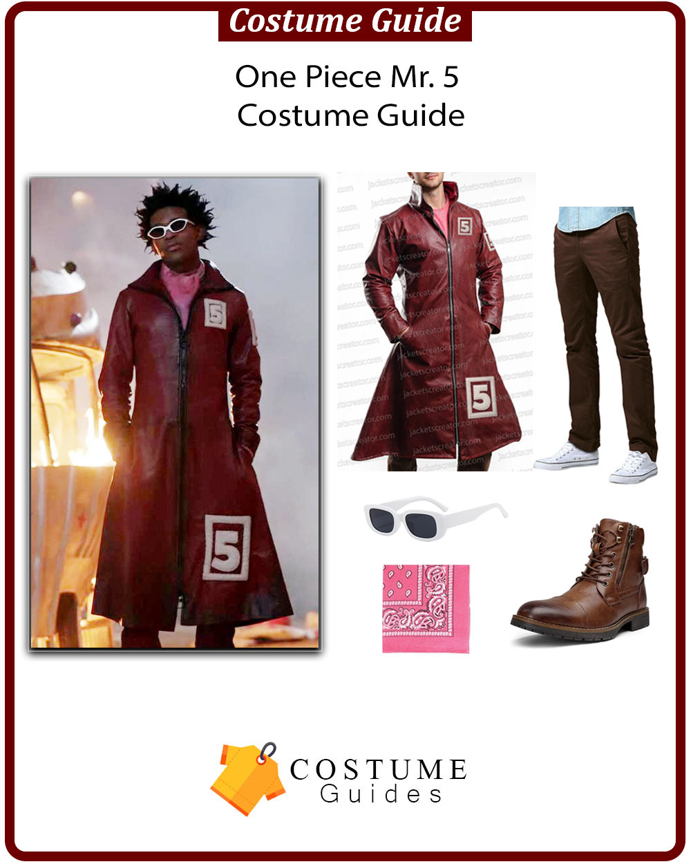 Mr. 5 Baroque Works cosplay outfit