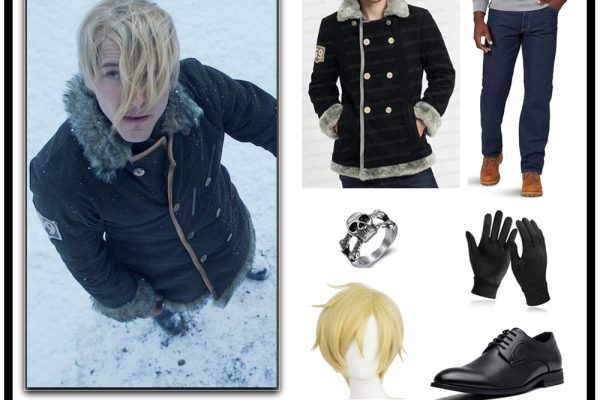 Sanji cosplay black suit anime look