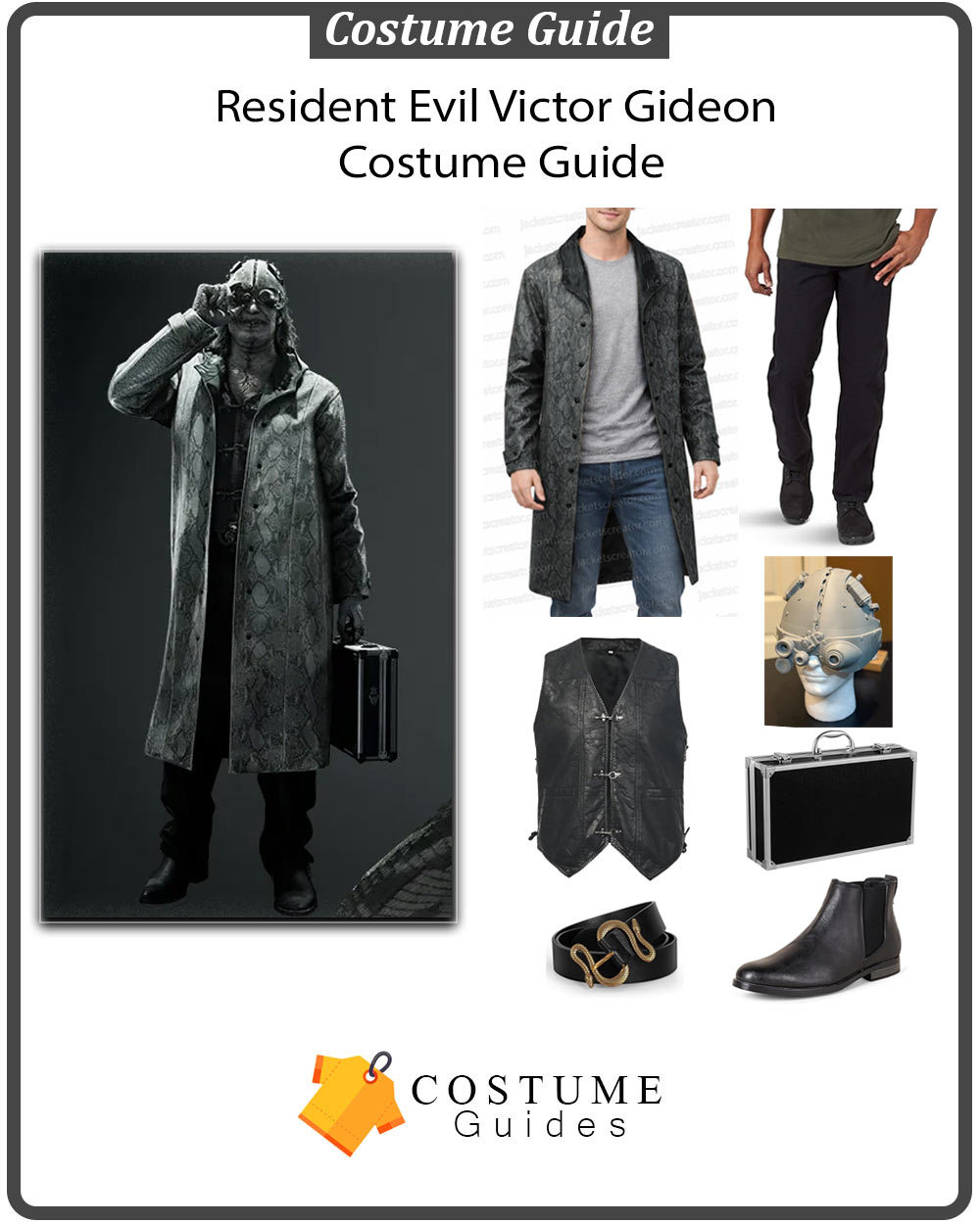 Resident Evil Requiem Victor Gideon cosplay coat