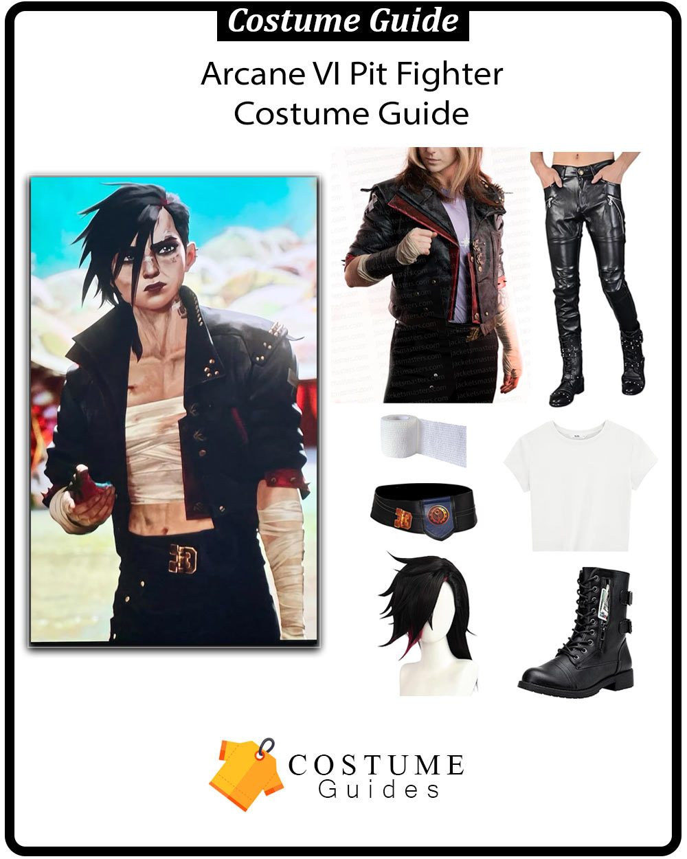 Vi Pit Fighter Arcane Season 2 black combat outfit