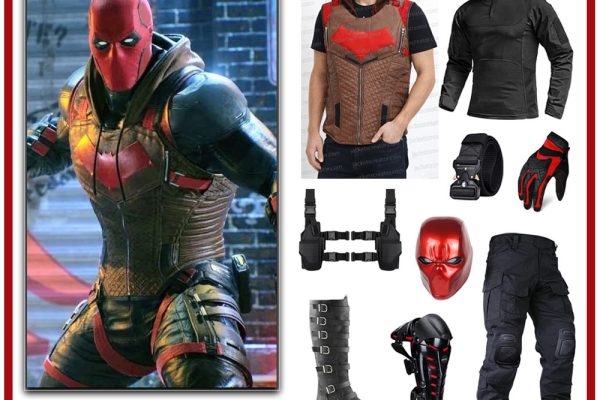 Jason Todd Red Hood cosplay from Gotham Knights