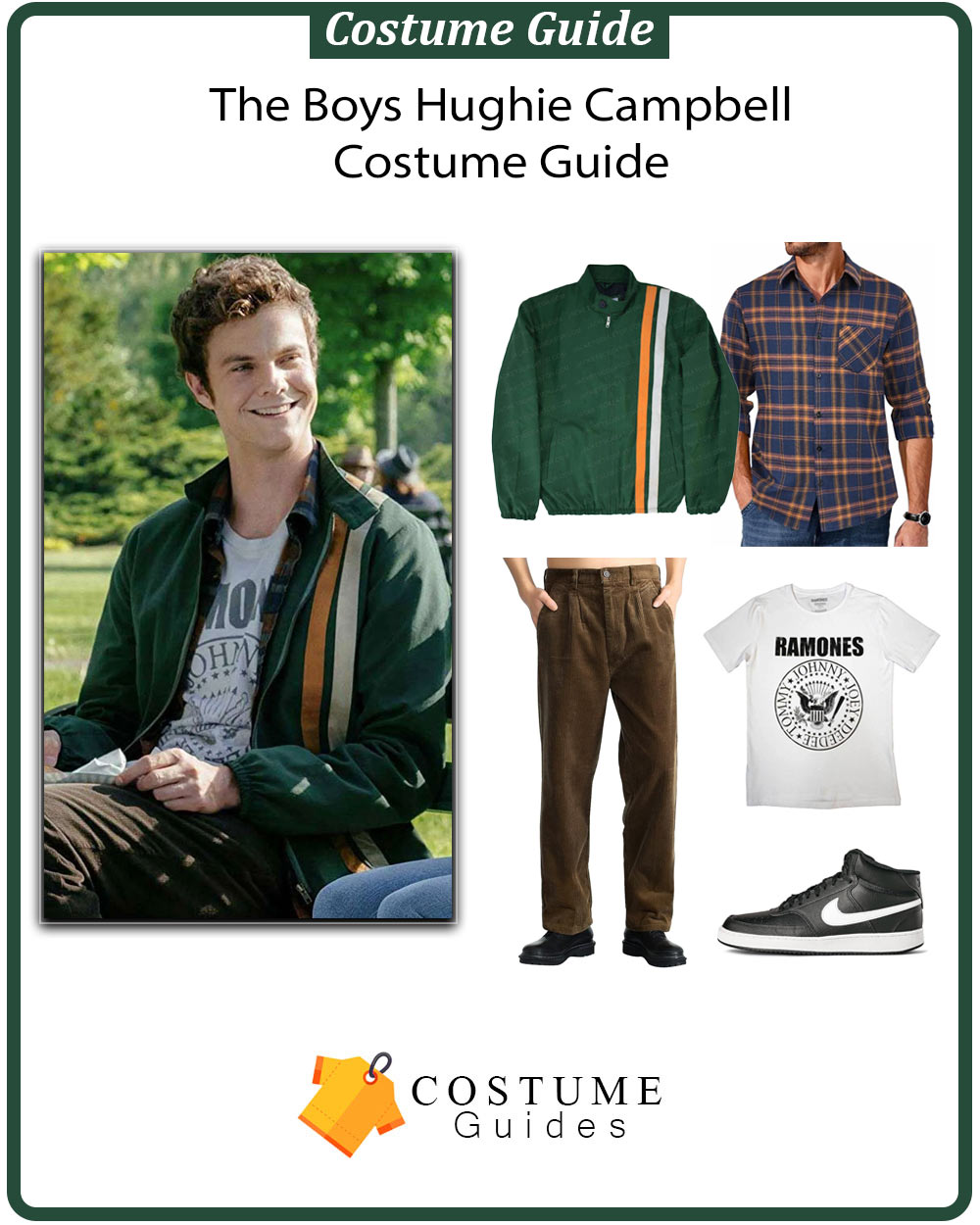 The Boys Hughie Campbell cosplay outfit
