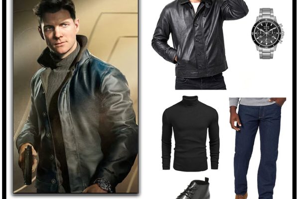 Young James Bond 007 First Light cosplay outfit