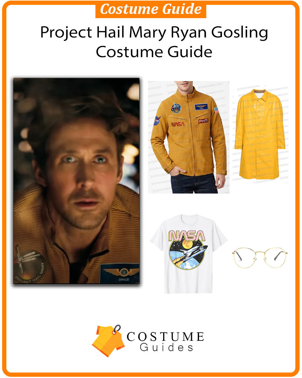 Ryan Gosling Ryland Grace astronaut suit Project Hail Mary cosplay