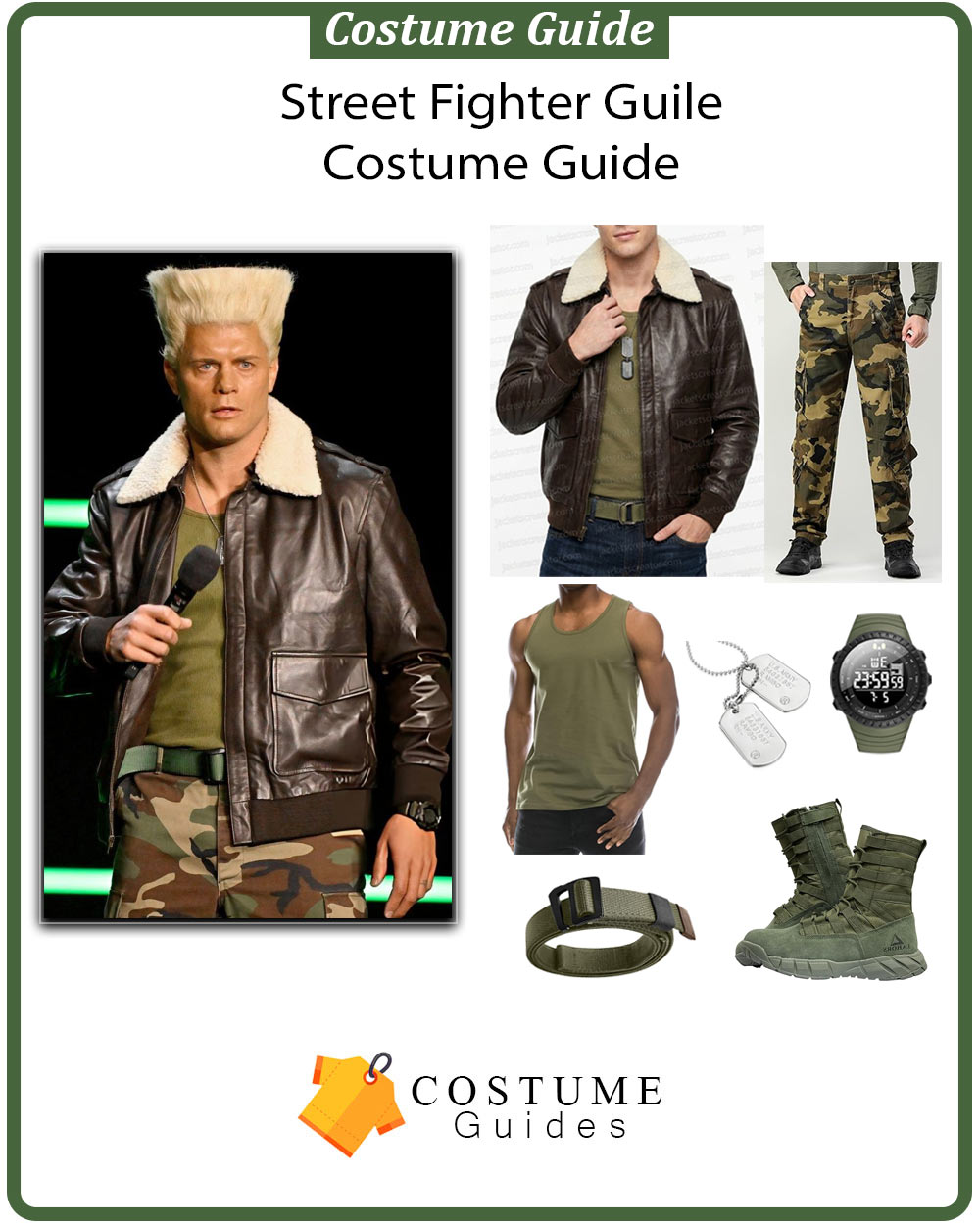 Guile military costume from Street Fighter series