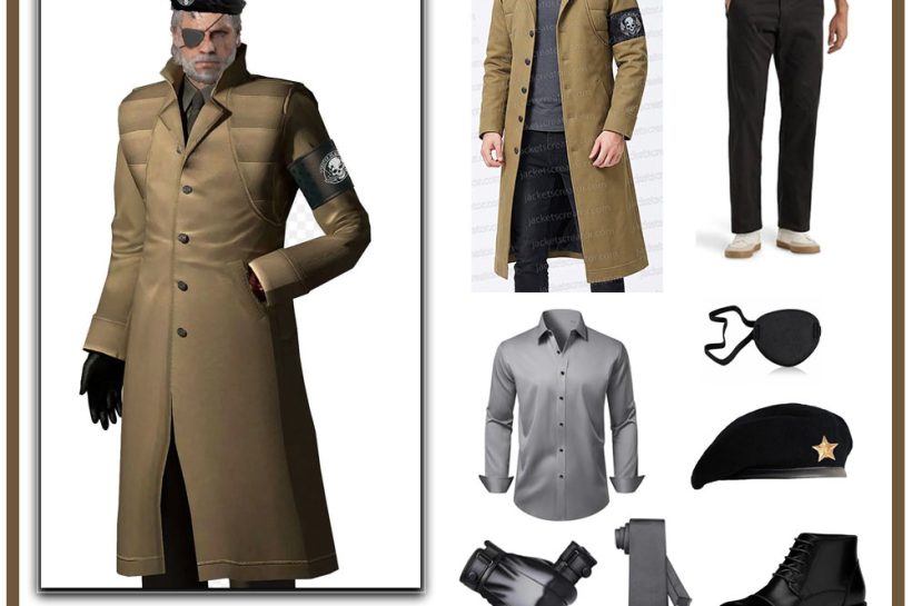 Metal Gear Solid Big Boss costume guide with military coat and accessories